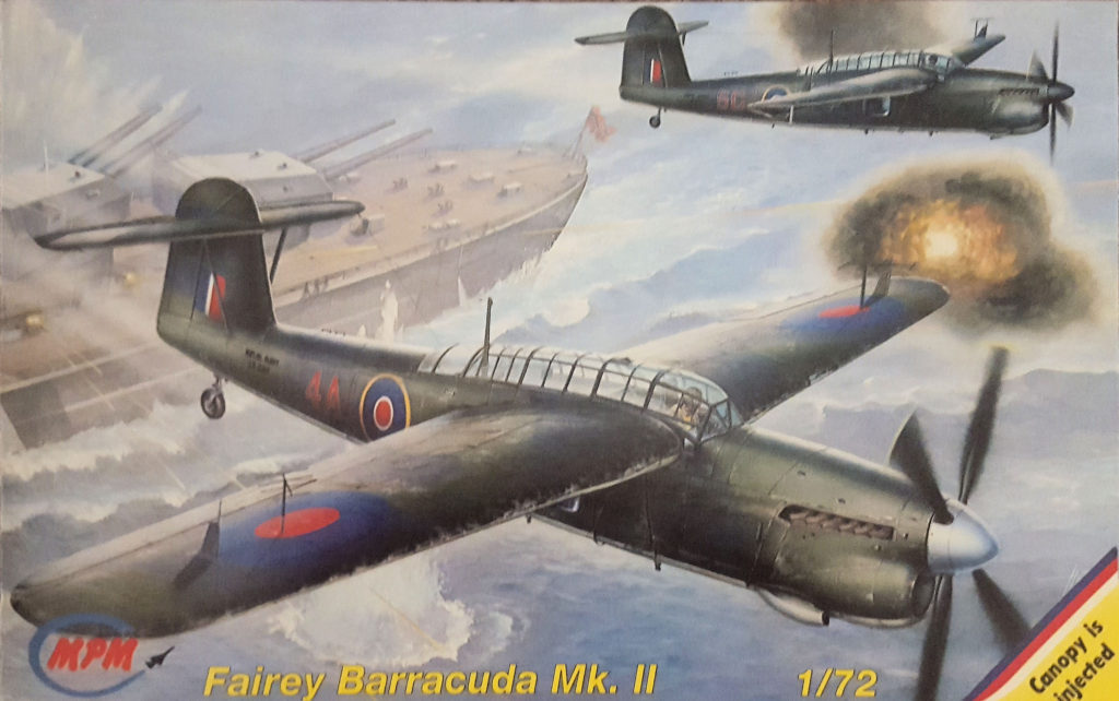 Fairey Barracuda Mk.II Scale Model Box Art by MPM 1/72 Scale