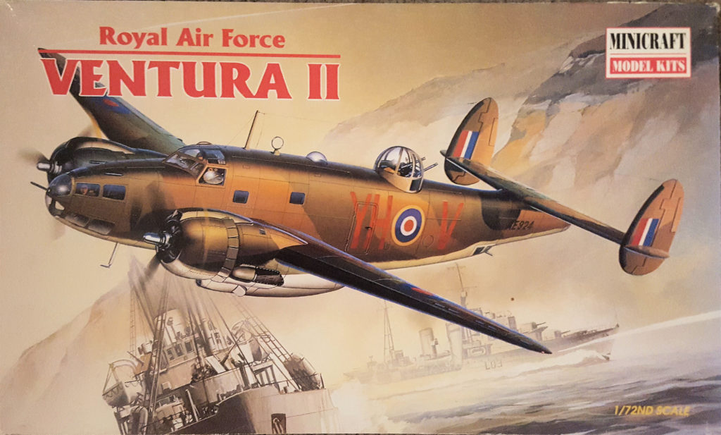 Minicraft Box Art Lockheed PV-1 Ventura 1/72 Scale Model