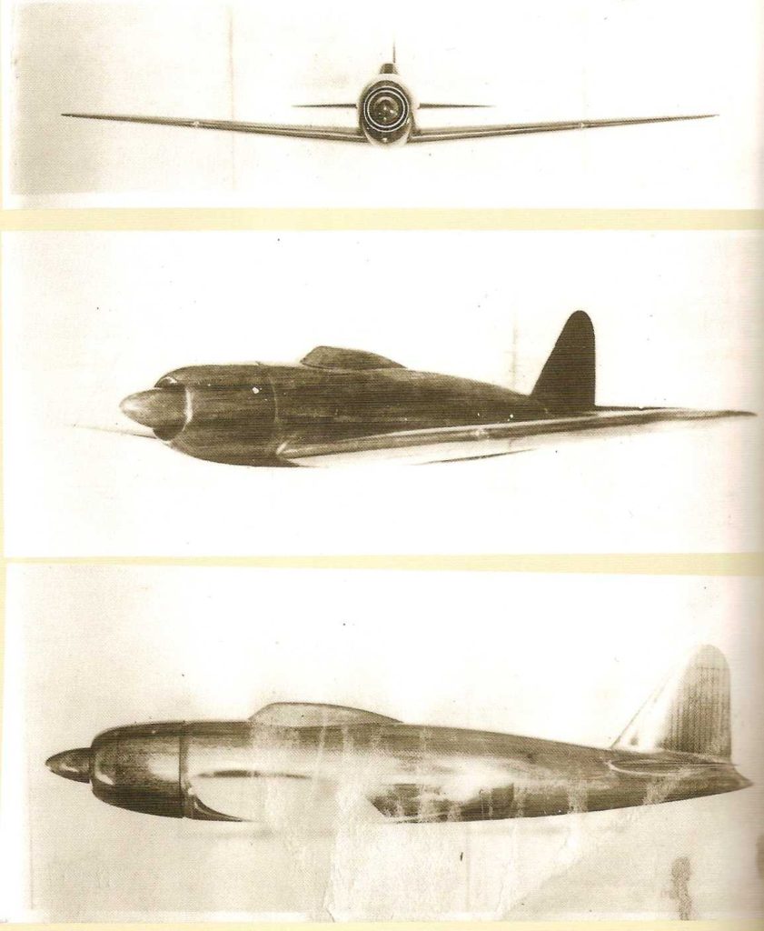 Mitsubishi A7M Reppu Wind Tunnel Model