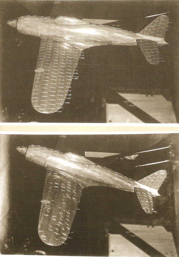 Mitsubishi A7M Reppu Wind Tunnel Model