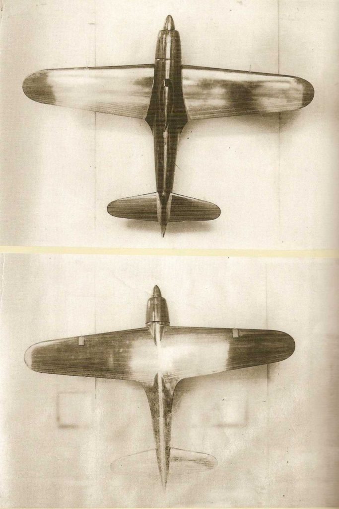 Mitsubishi A7M Reppu Wind Tunnel Model