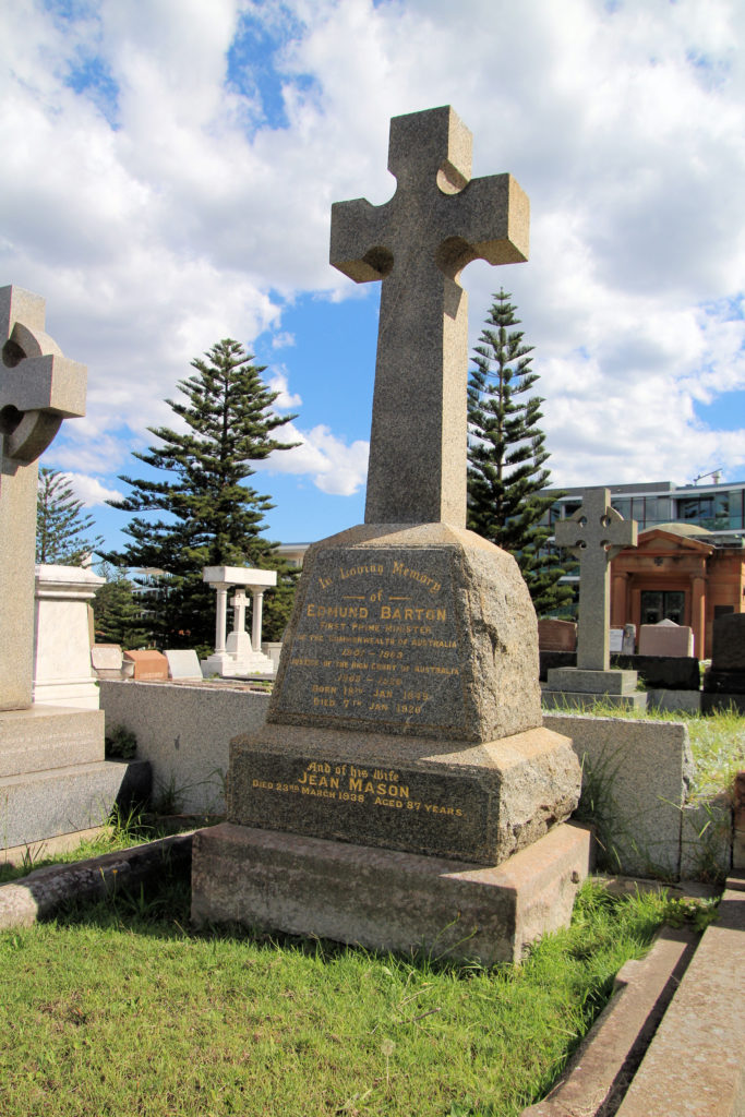 Edmund Barton's Grave