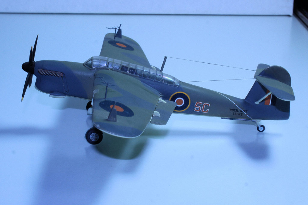 Fairey Barracuda Mk.II LS542 / 5C HMS Victorious April 1955 Scale Model by MPM 1/72 Scale