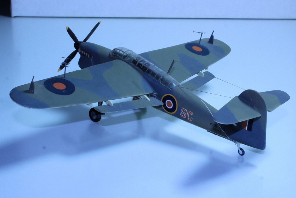 Fairey Barracuda Mk.II LS542 / 5C HMS Victorious April 1955 Scale Model by MPM 1/72 Scale