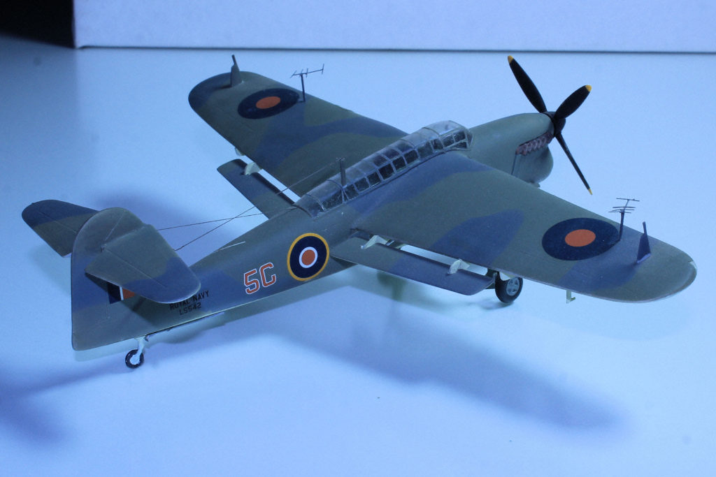 Fairey Barracuda Mk.II LS542 / 5C HMS Victorious April 1955 Scale Model by MPM 1/72 Scale