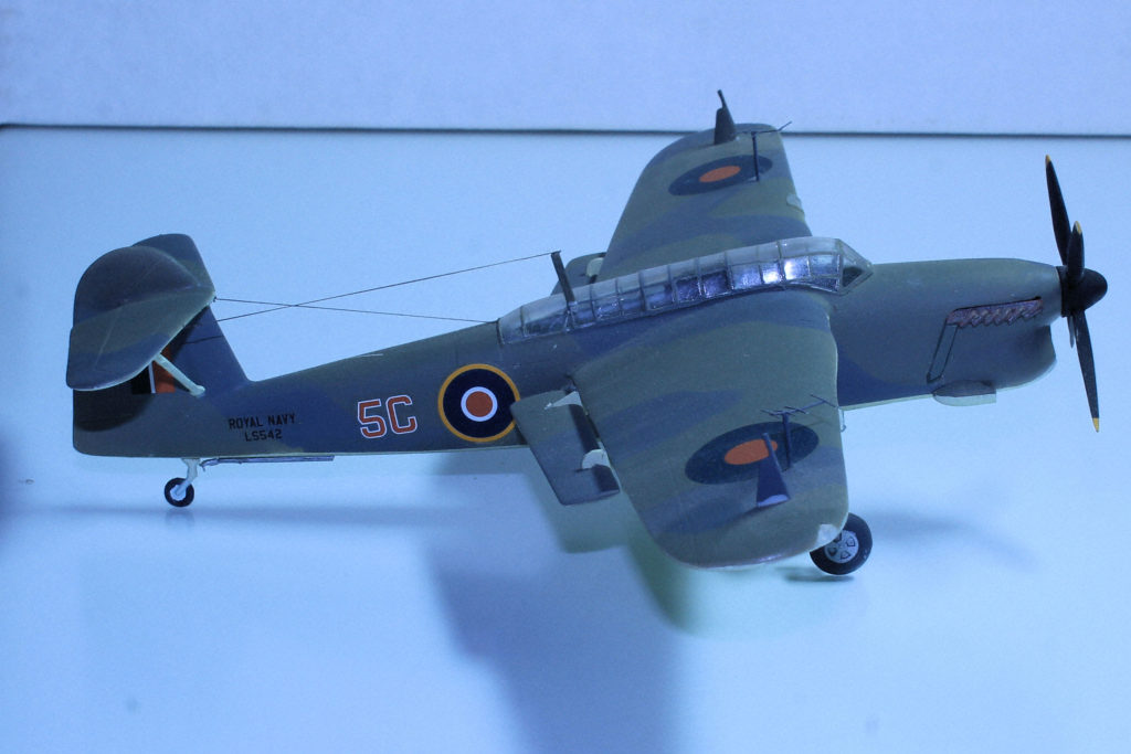 Fairey Barracuda Mk.II LS542 / 5C HMS Victorious April 1955 Scale Model by MPM 1/72 Scale