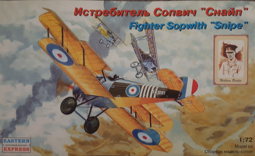 Sopwith 7F.1 Snipe 1/72 Scale Model by Eastern Express Box Art