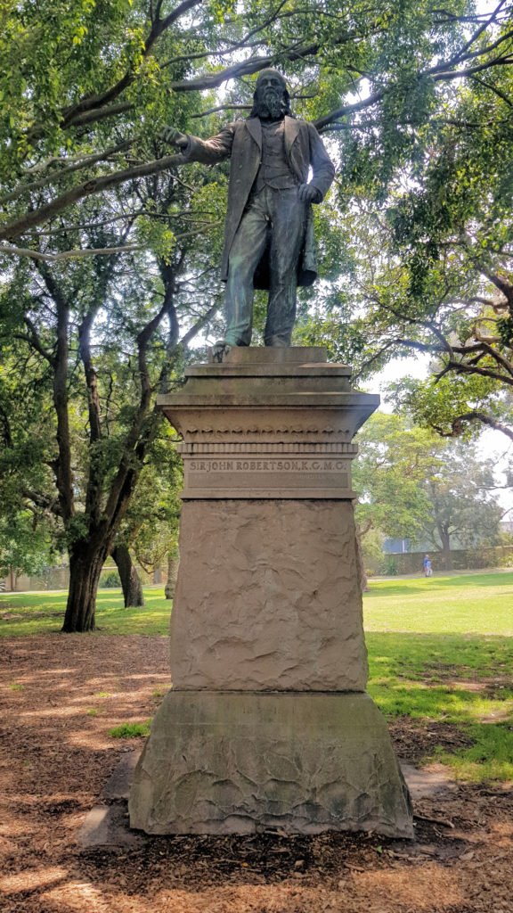 Sir John Robertson Statue