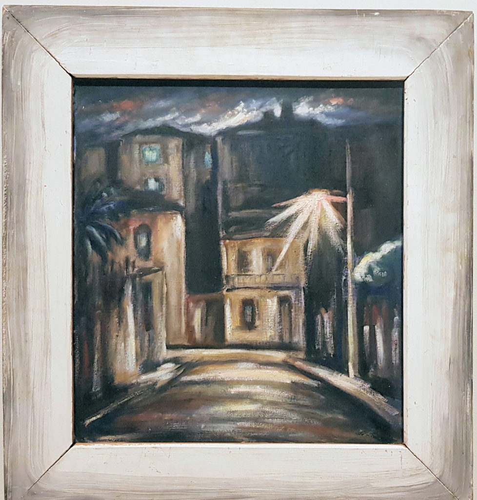 Nocturne No. 3 Commonwealth Lane by Danila Vassilieff 1958 Art Gallery of New South Wales