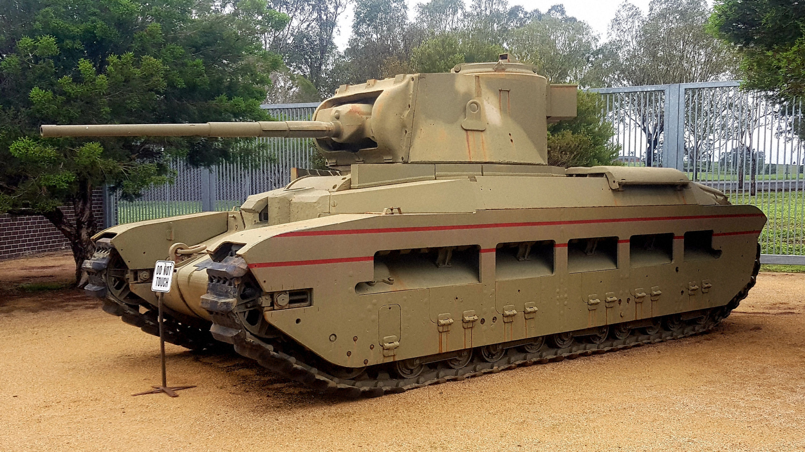 Matilda Tank Outside the Australian Army Infantry Museum