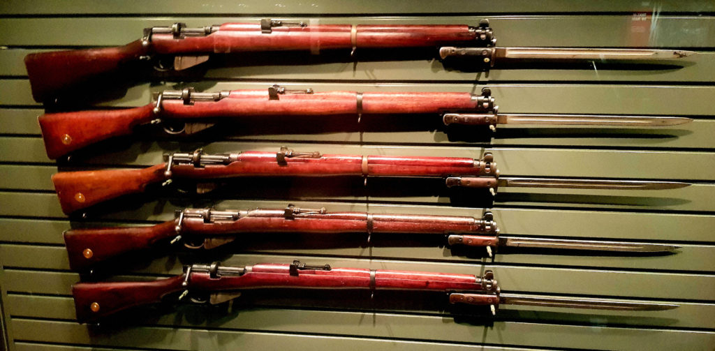 Weapons Display at the Australian Army Infantry Museum