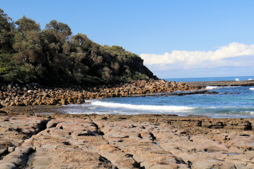 Rock Platform on Walking Track Crookhaven Heads