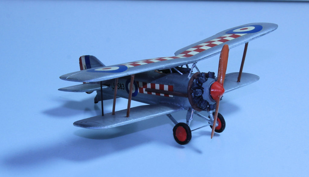 Gloster Grebe J7583 of 56 Sqn RAF 1/72 Scale Model By Merlin Models