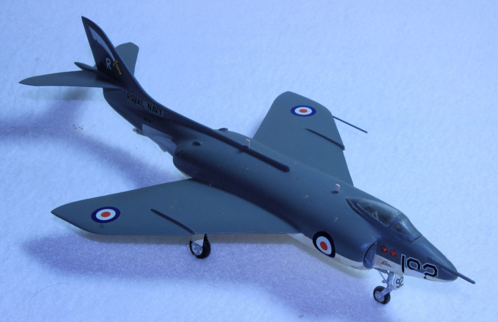 Supermarine Scimitar F.1 of 807 NAS XD319: 192/R Hal Far Malta 1/72 Scale Model by CMK