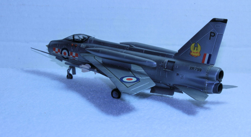 B.A.C. F.Mk-6 Lightning 1/72 Scale Model By Minicraft Hasegawa