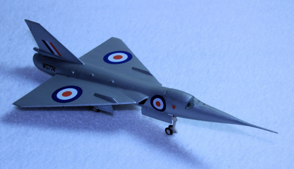 Fairey Delta FD-2 WG774 1/72 Scale Model by Maquette