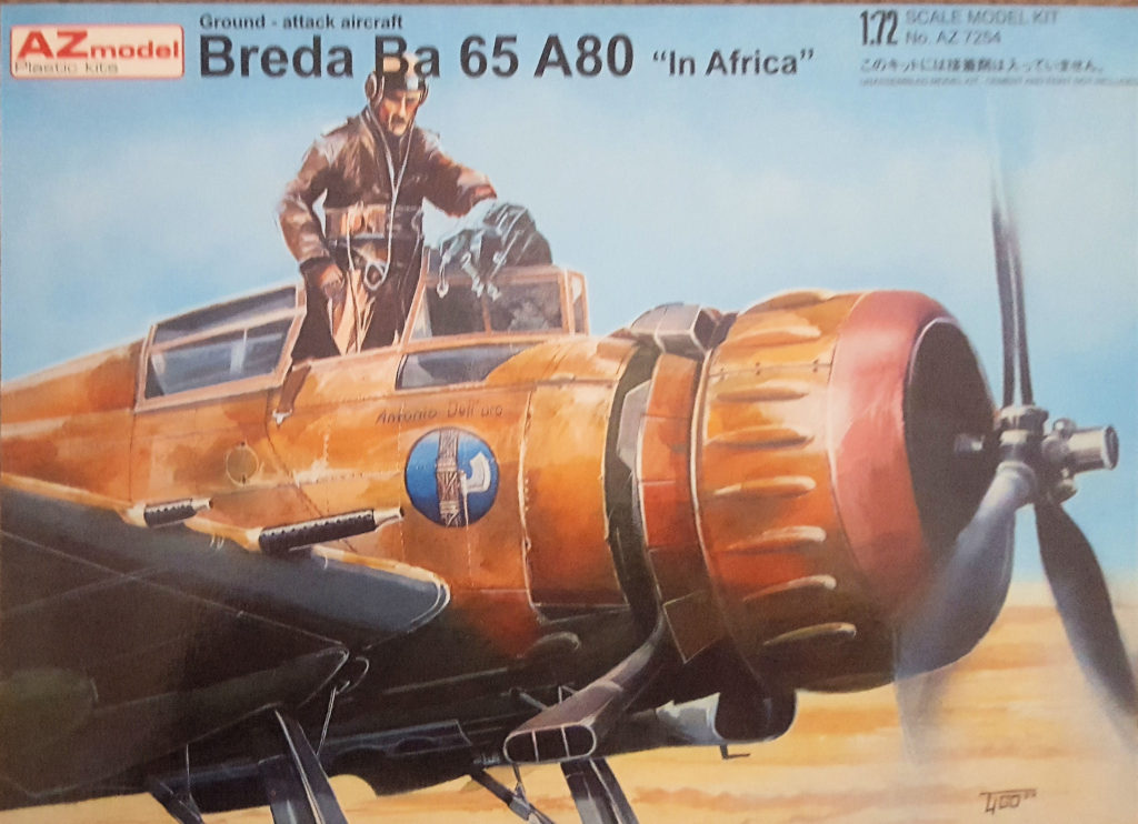 Breda Ba.65 1/72 Scale Model by AZ Model Box Art