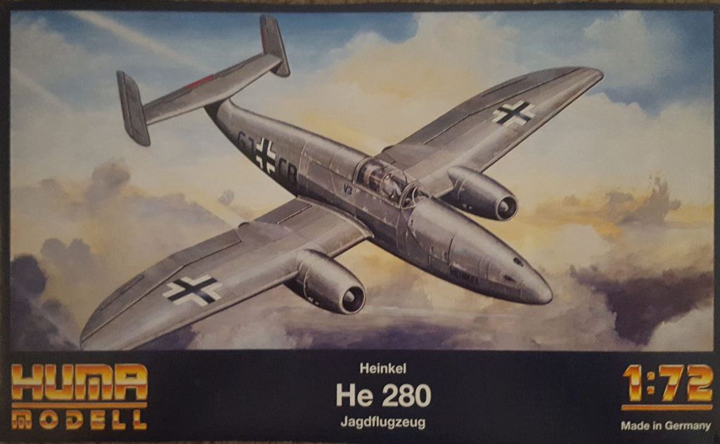 Heinkel He 280 V3 GJ-CB 1/72 Scale Model by Huma Box Art