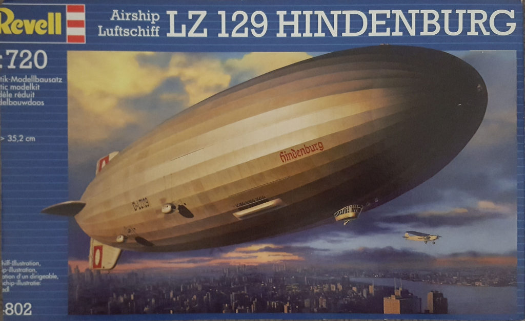 Airship LZ 129 Hindenburg 1/720 Scale Model by Revell Box Art