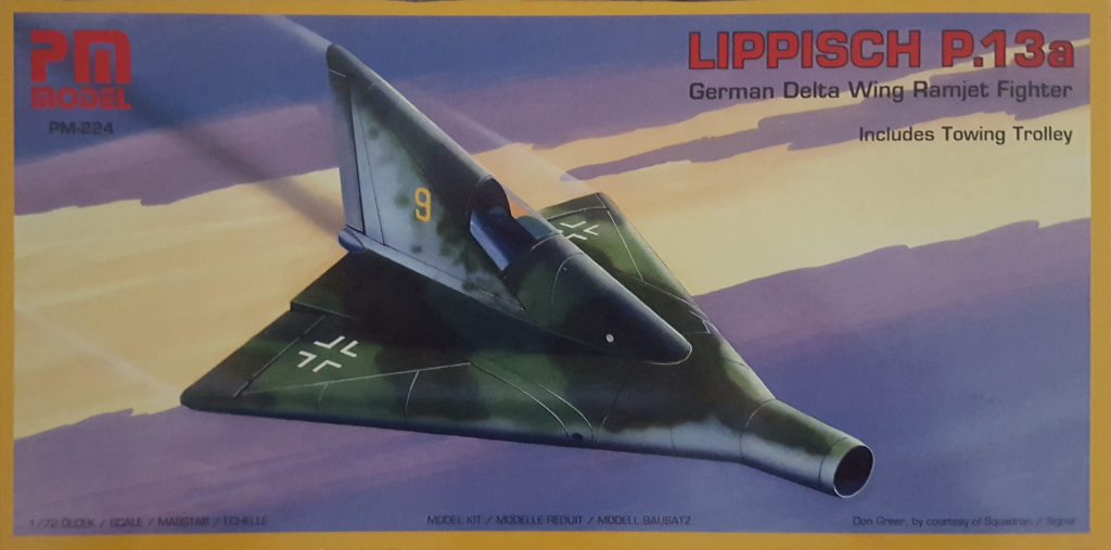 Lippisch P.13a 1/72 Scale Model by PM Model Box Art