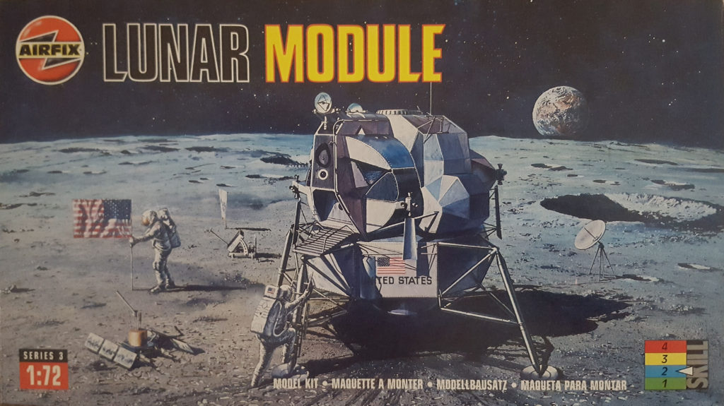 Lunar Module 1/72 Scale Model by Airfix Box Art