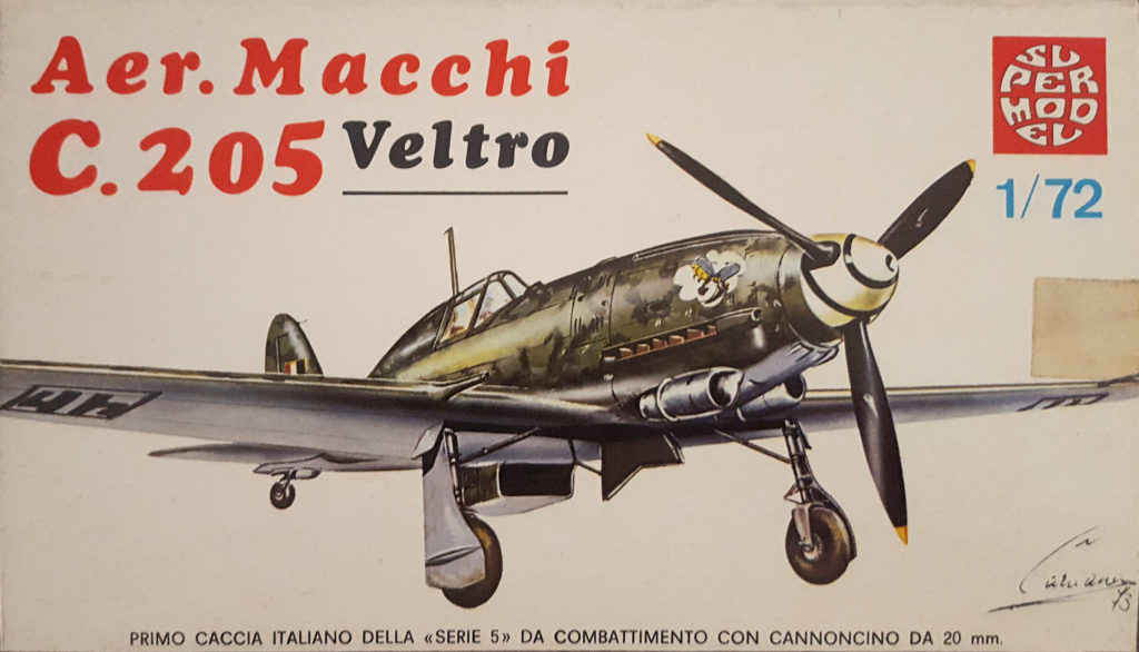 Aer.Macchi C.205 Veltro 1/72 Scale Model by Supermodel Box Art