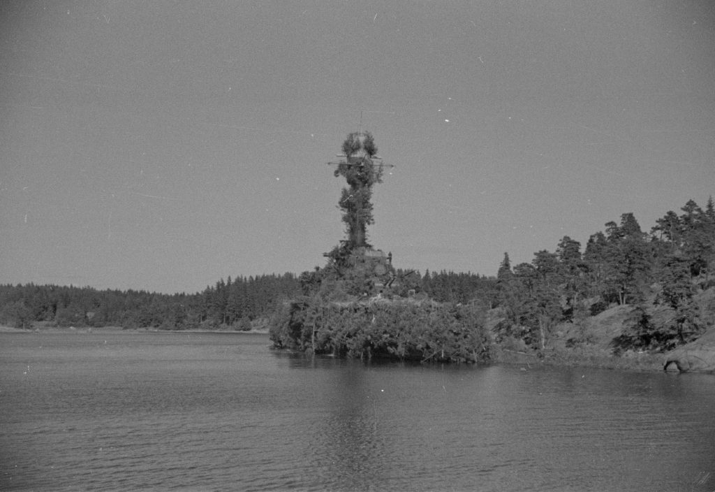 Finnish Coastal Defense Ship Väinämöinen Camouflaged