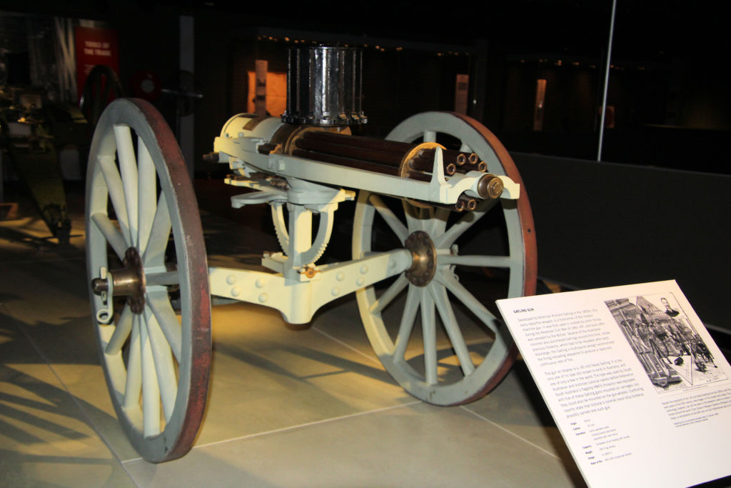 Gatling Gun Australian Army Infantry Museum