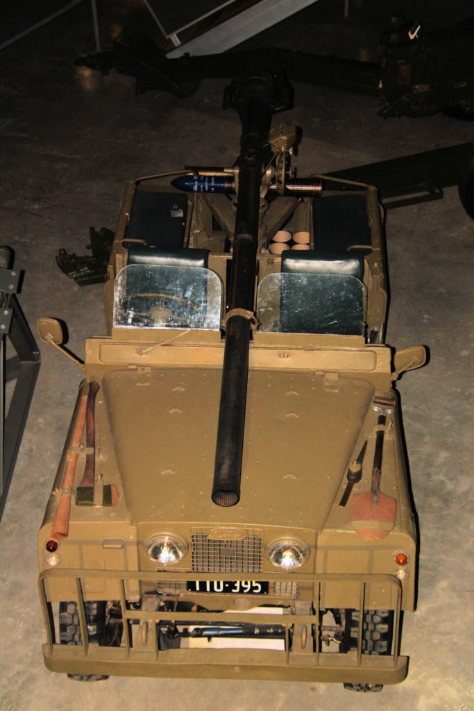 Land Rover Series 2A with Recoilless Rifle M40A1 106mm Australian Army Infantry Museum