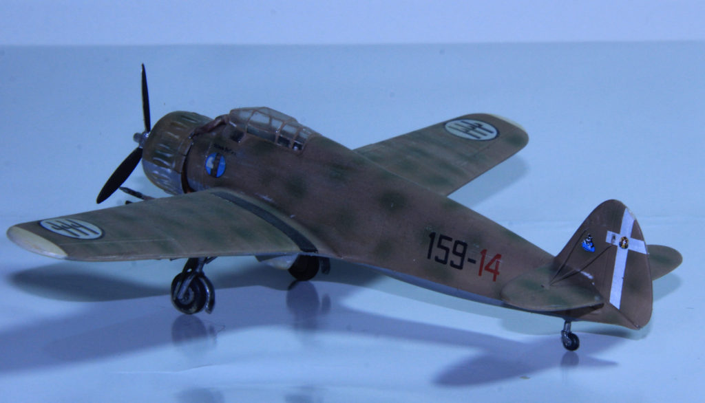 Breda Ba.65 159 Sqn 150 Stormo Assalto 159-14 (Ten. Adriano Visconti) | Africa 1940 Scale Model by AZ Model