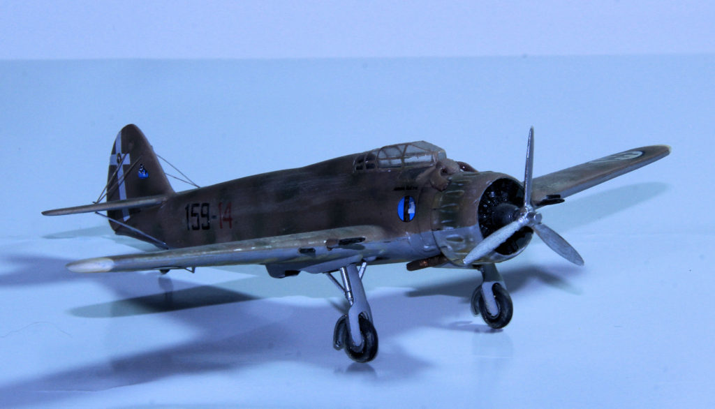 Breda Ba.65 159 Sqn 150 Stormo Assalto 159-14 (Ten. Adriano Visconti) | Africa 1940 Scale Model by AZ Model