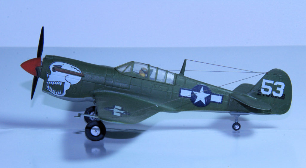 Curtiss P-40N Warhawk USAAF 85 FS, 10 AF Nagahuli, India 1/72 Scale Model by Matchbox