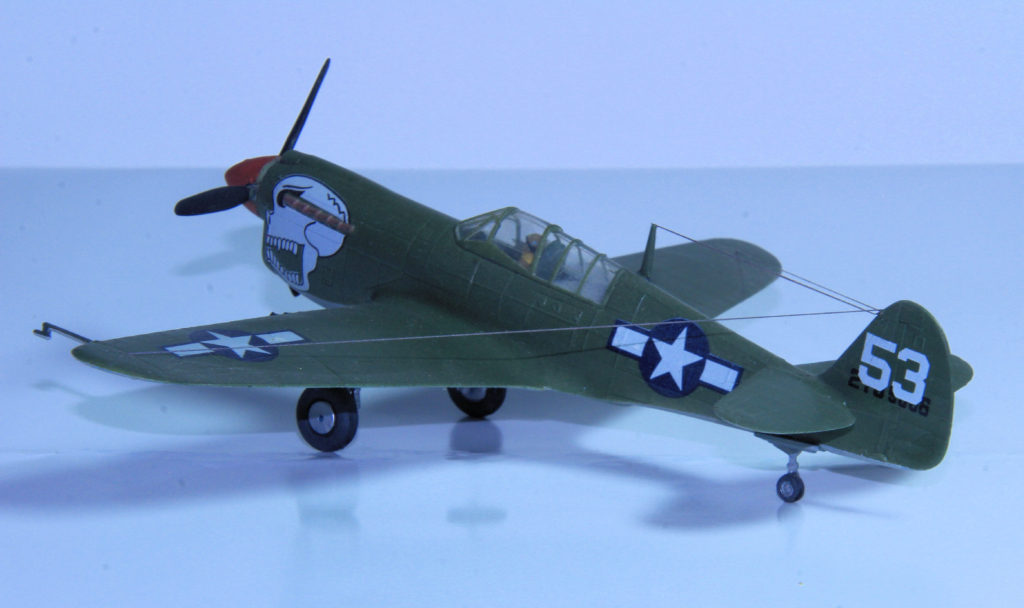 Curtiss P-40N Warhawk USAAF 85 FS, 10 AF Nagahuli, India 1/72 Scale Model by Matchbox