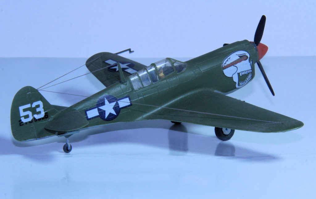 Curtiss P-40N Warhawk USAAF 85 FS, 10 AF Nagahuli, India 1/72 Scale Model by Matchbox