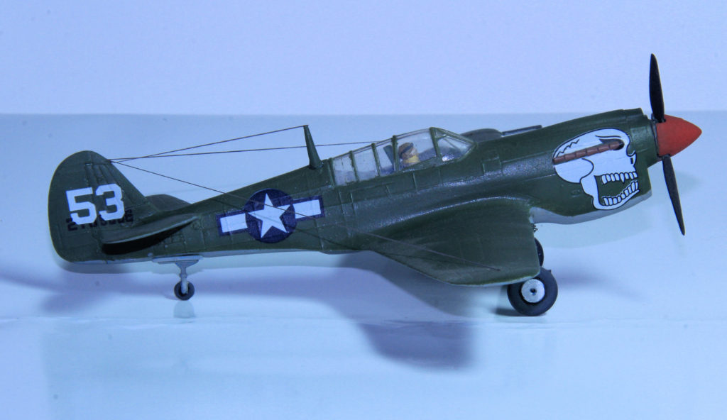 Curtiss P-40N Warhawk USAAF 85 FS, 10 AF Nagahuli, India 1/72 Scale Model by Matchbox