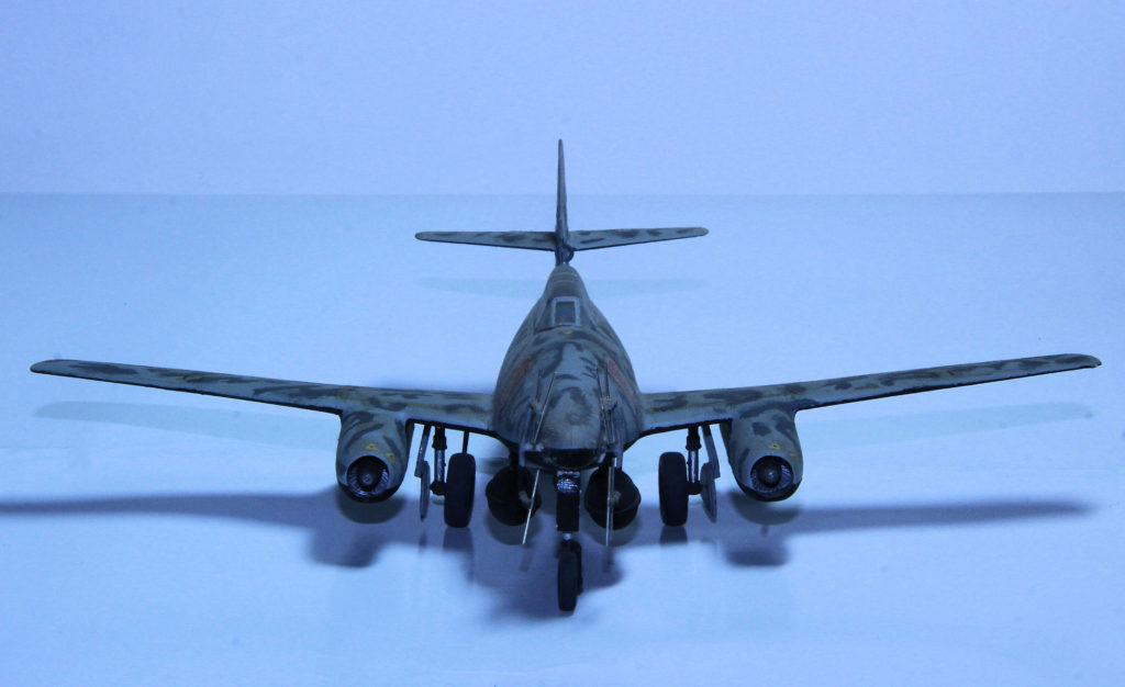 Messerschmitt Me 262 of 10./NJG 11 W.Nr.110635/Red 10 1/72 Scale Model by Hasegawa