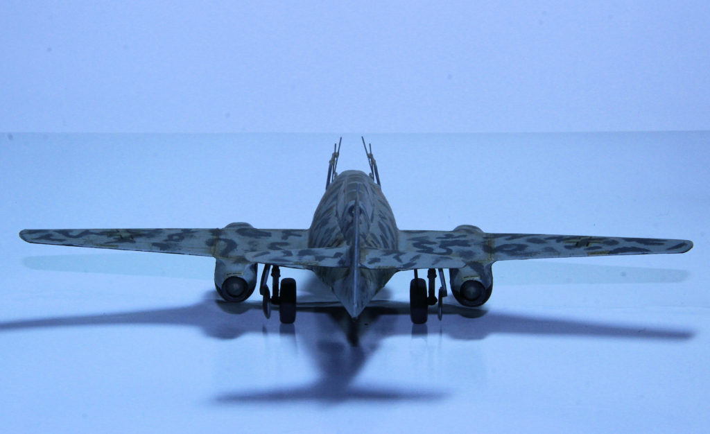 Messerschmitt Me 262 of 10./NJG 11 W.Nr.110635/Red 10 1/72 Scale Model by Hasegawa