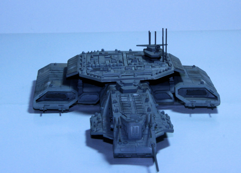 X304-Class Deep Space Carrier Daedalus From Stargate by Saltire Technologies 1:2500 Scale Model