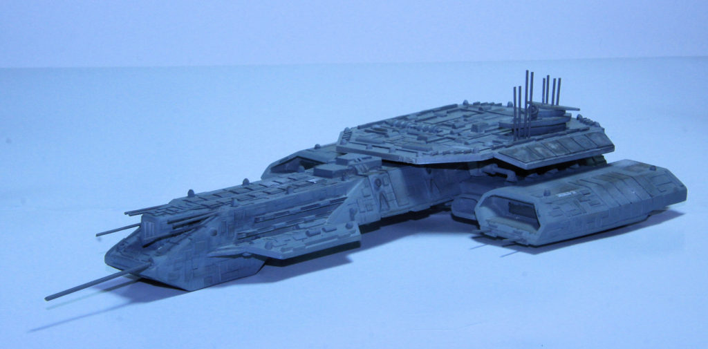 X304-Class Deep Space Carrier Daedalus From Stargate by Saltire Technologies 1:2500 Scale Model