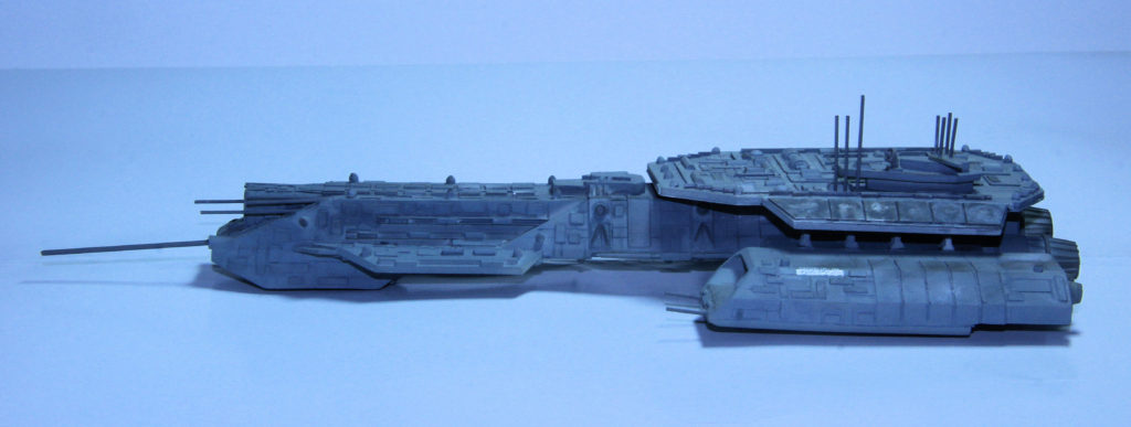 X304-Class Deep Space Carrier Daedalus From Stargate by Saltire Technologies 1:2500 Scale Model