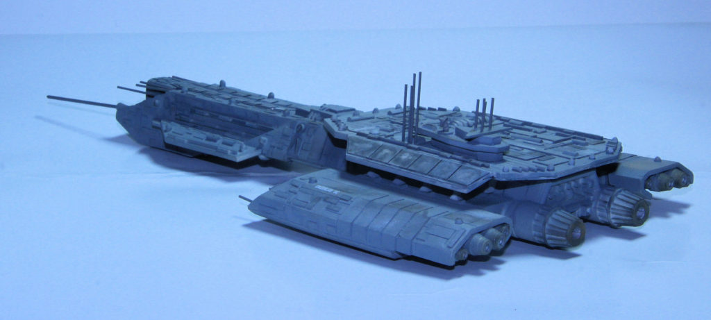 X304-Class Deep Space Carrier Daedalus From Stargate by Saltire Technologies 1:2500 Scale Model