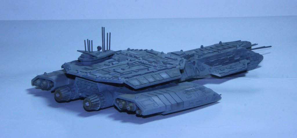 X304-Class Deep Space Carrier Daedalus From Stargate by Saltire Technologies 1:2500 Scale Model