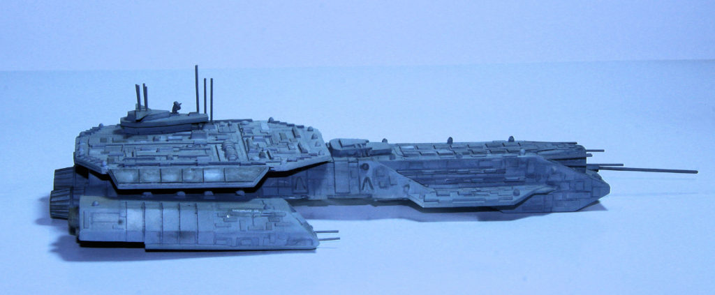 X304-Class Deep Space Carrier Daedalus From Stargate by Saltire Technologies 1:2500 Scale Model