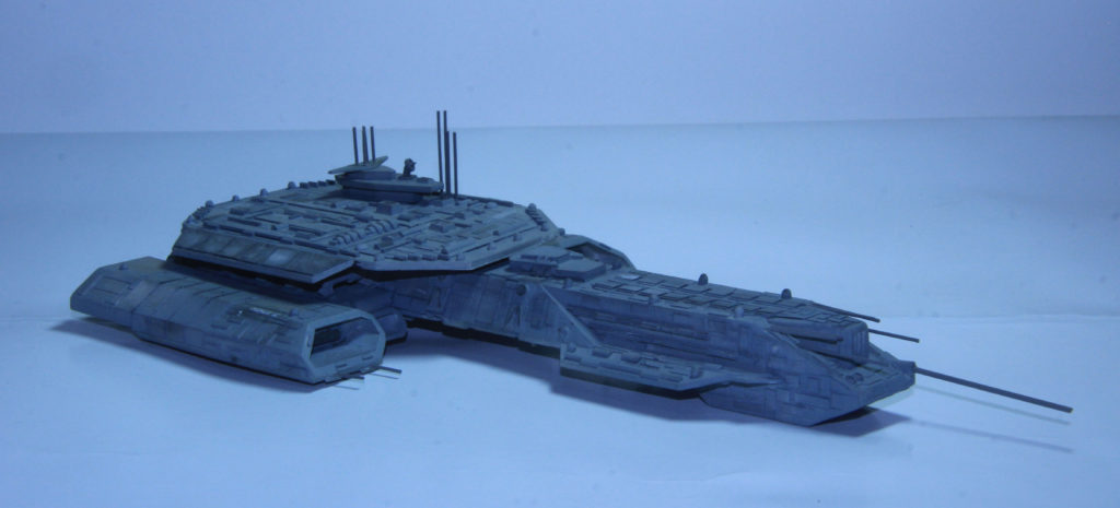 X304-Class Deep Space Carrier Daedalus From Stargate by Saltire Technologies 1:2500 Scale Model