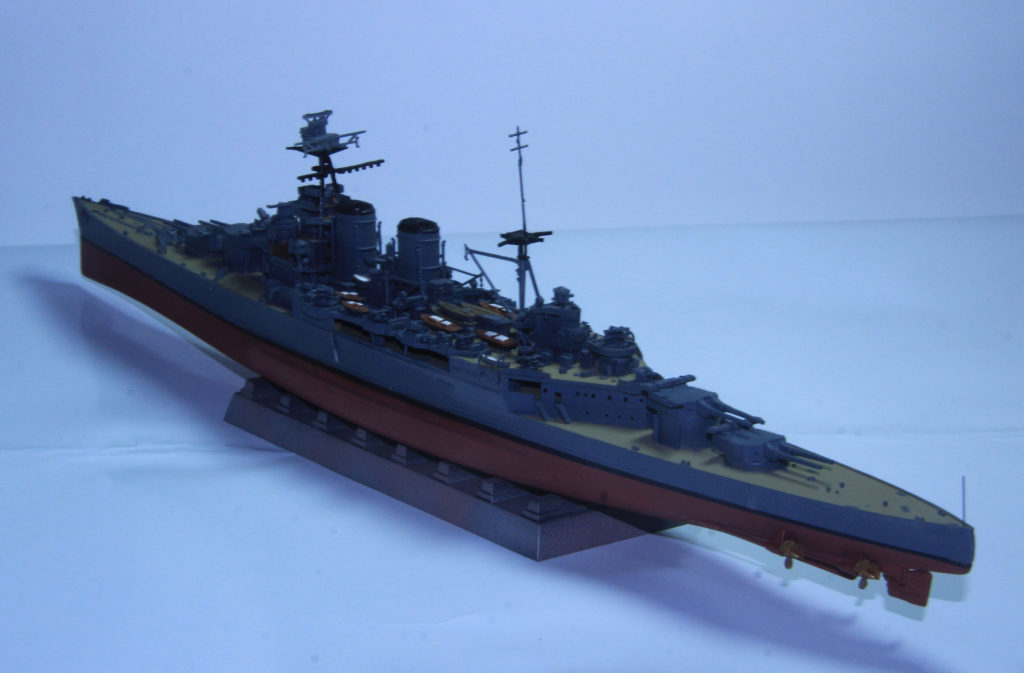 HMS Hood 1/700 Scale Model by Trumpeter