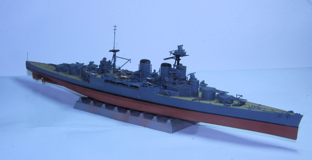 HMS Hood 1/700 Scale Model by Trumpeter