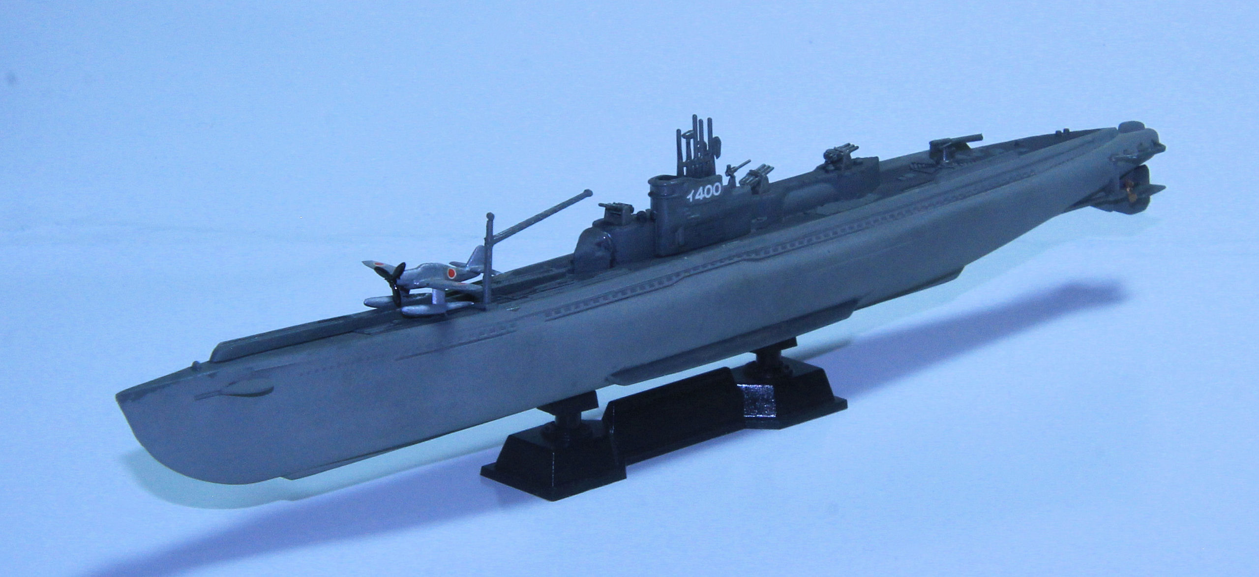 IJN Submarine Type I-400 1/700 Scale Model by Pit Road