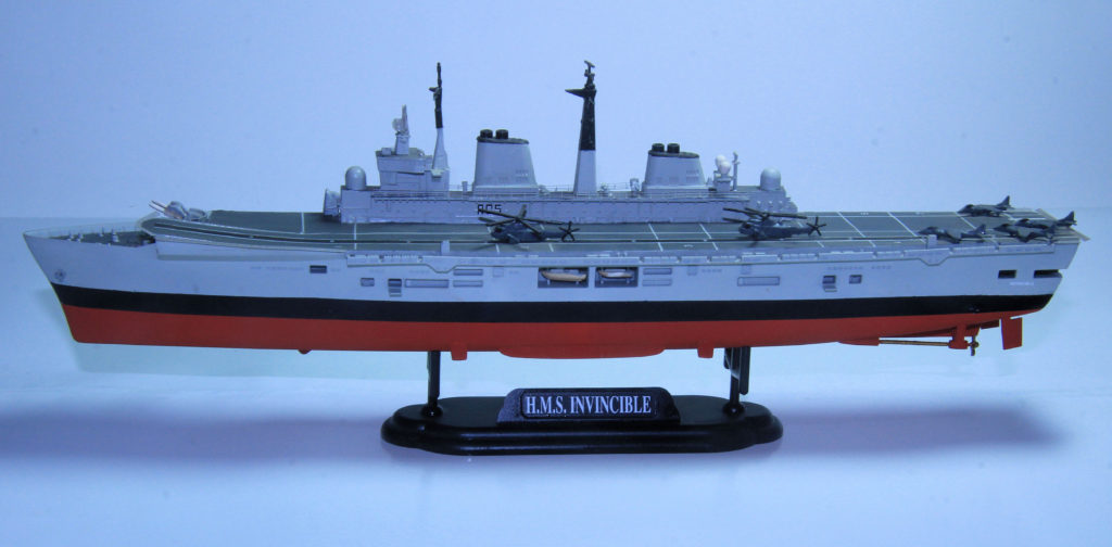 HMS Invincible 1/700 Scale Model by Dragon