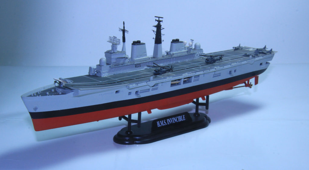 HMS Invincible 1/700 Scale Model by Dragon