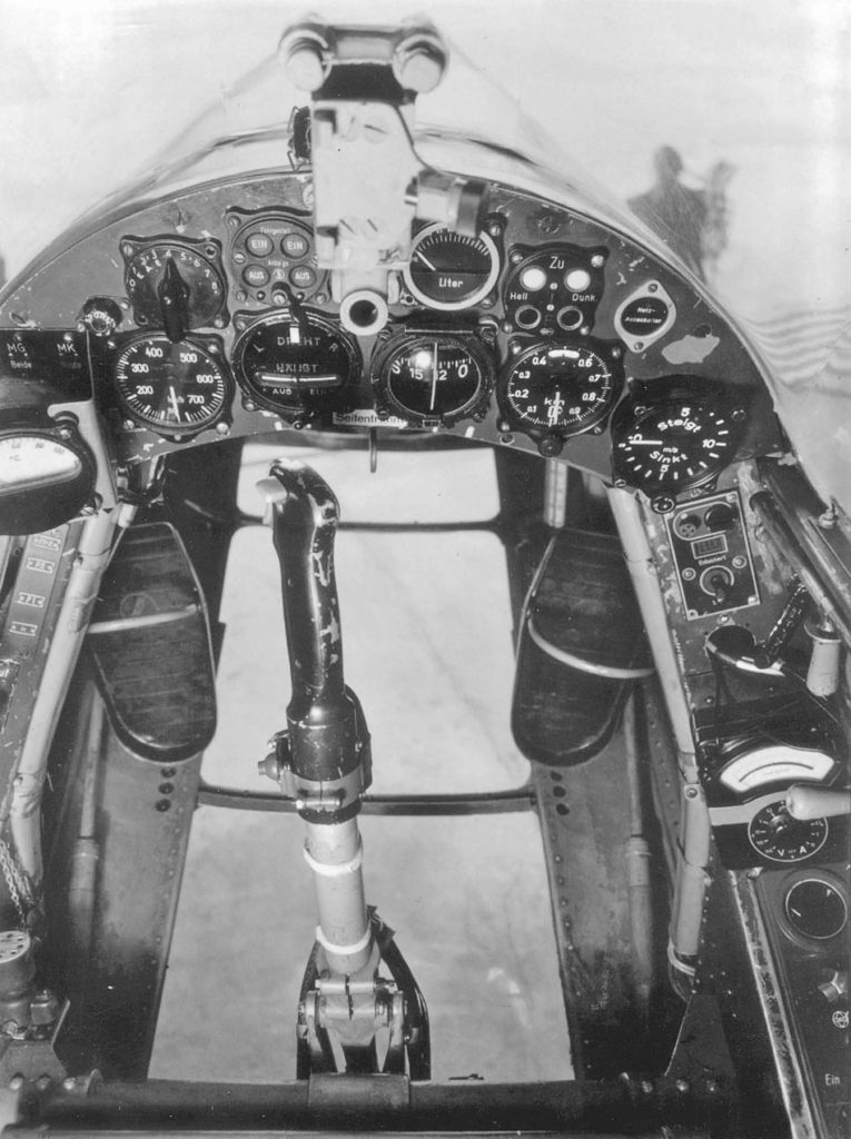 Focke Wulf Fw 187 Cockpit